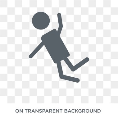 Jumping to the water icon. Trendy flat vector Jumping to the water icon on transparent background from Activity and Hobbies collection. High quality filled Jumping to the water symbol use for web and mobile