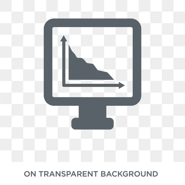 Ícone Acções Ícone Estoque Vetor Plano Moda Fundo Transparente Coleção — Vetor de Stock