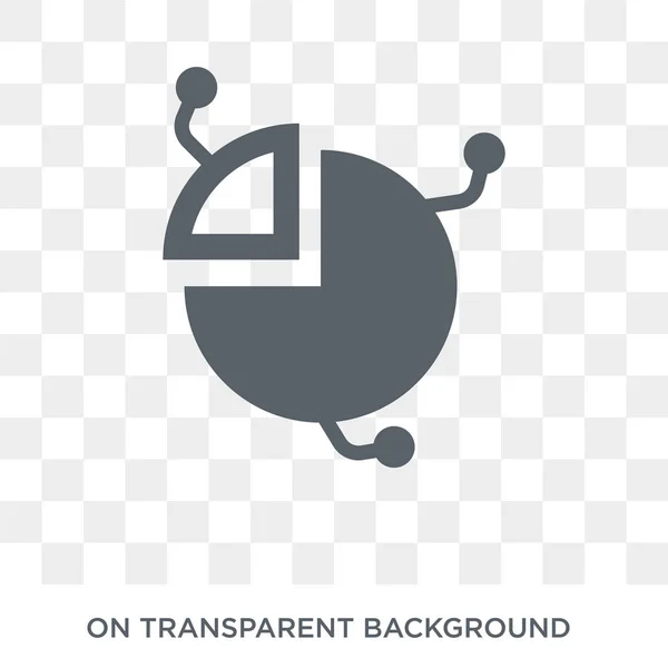 Share Index Icon Trendy Flat Vector Share Index Icon Transparent — Stok Vektör