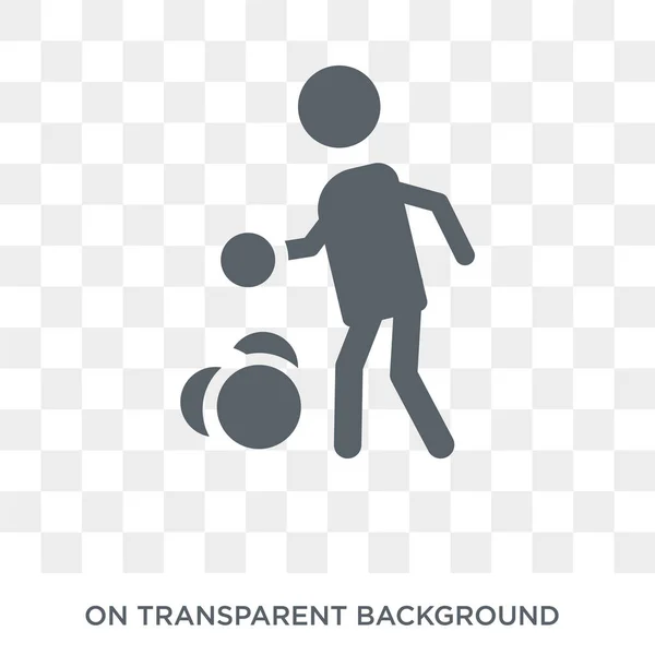 Icono Petanca Moderno Icono Petanque Vector Plano Sobre Fondo Transparente — Vector de stock