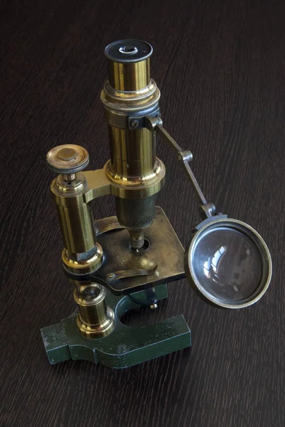 Old Microscope Medicine Science — Stock Photo, Image