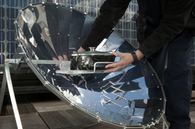 Solar Cooker, Installation Solar, kitchen clipart