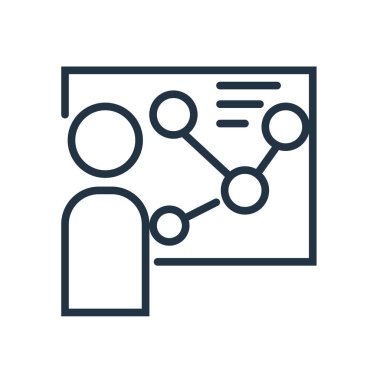 Toplantı simgesi üzerinde izole beyaz arka plan, Toplantı şeffaf işareti vektör