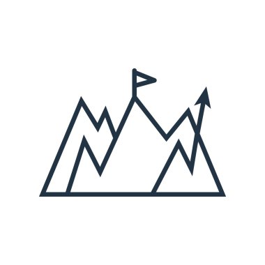 Beyaz arka plan üzerinde çizgi grafiği şeffaf işareti izole çizgi grafik simge vektör