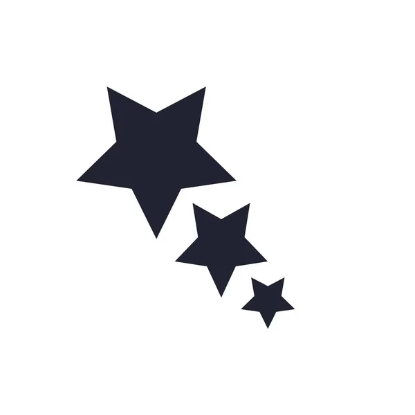 Star Icon Vector Isolato Sfondo Bianco Tuo Design Web Mobile — Vettoriale Stock