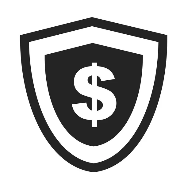 Shield Icon Vektor Isoliert Auf Weißem Hintergrund Für Ihr Web — Stockvektor