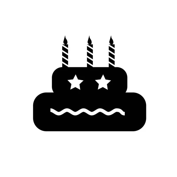 Birthday Icon Vector Isolated White Background Your Web Mobile App — Stock Vector