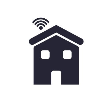 Web ve mobil uygulaması tasarımı, ev logo kavramı için beyaz arka plan üzerinde izole House simge vektör