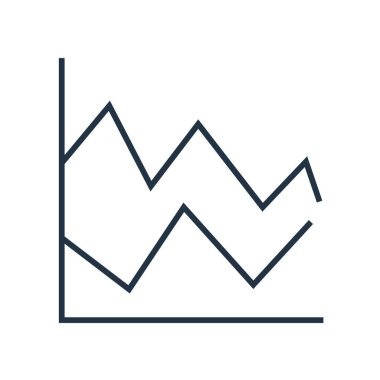 Beyaz arka plan üzerinde dalga şeffaf işareti izole dalga simge vektör