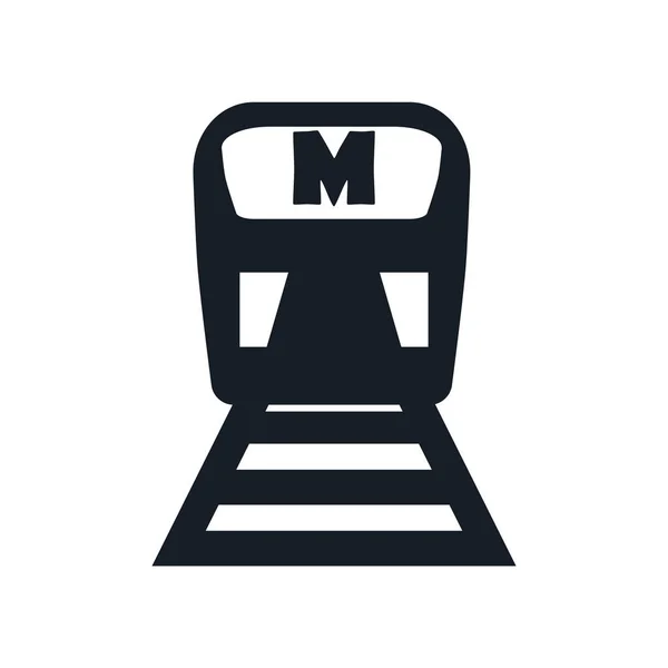 Bahn Symbol Vektor Isoliert Auf Weißem Hintergrund Für Ihr Web — Stockvektor