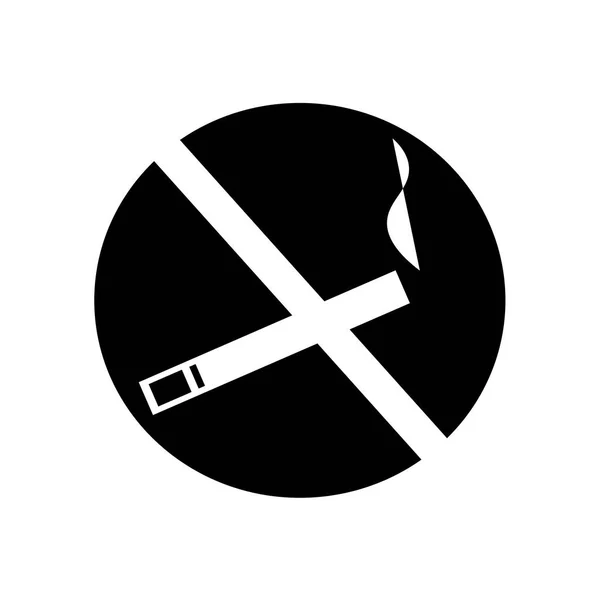 没有吸烟图标矢量隔离白色背景为您的 Web 和移动应用程序设计 没有吸烟徽标概念 — 图库矢量图片