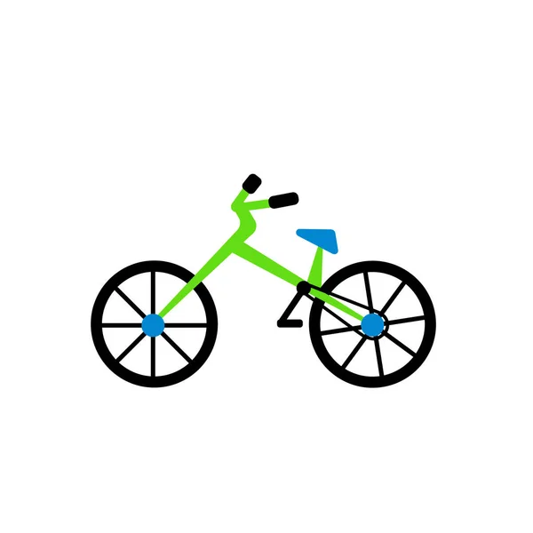 Vetor Ícone Bicicleta Isolado Fundo Branco Para Seu Design Aplicativo — Vetor de Stock