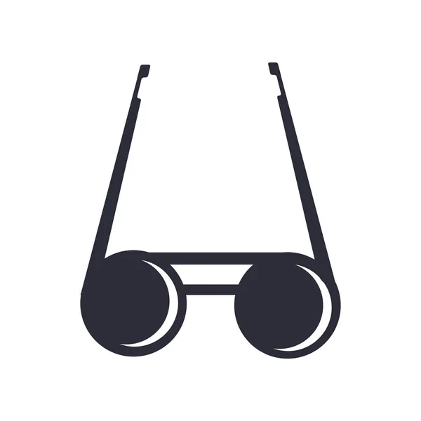 모바일 프로그램 디자인 선글라스 개념에 배경에 선글라스 아이콘 — 스톡 벡터
