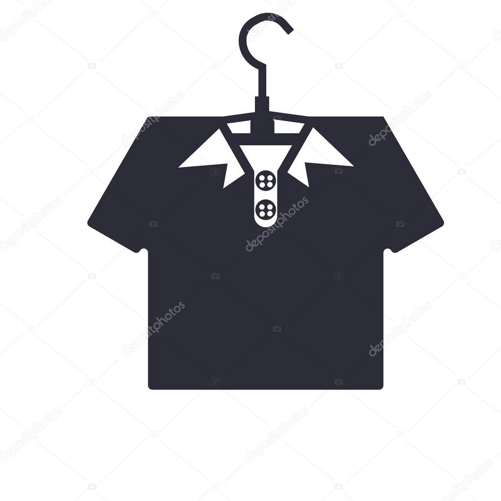 Shirt icon vector isolated on white background for your web and mobile app design, Shirt logo concept