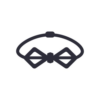 Papyon simge vektör web ve mobil uygulaması tasarımı, papyon logo kavramı üzerinde izole beyaz arka plan