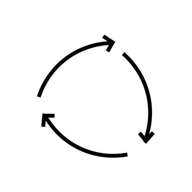 Web ve mobil uygulaması tasarım, yenileme sayfası OK düğme logo kavramı için beyaz arka plan üzerinde izole sayfa OK düğme simge vektör yenileme