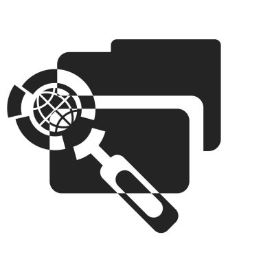 Web ve mobil uygulaması tasarım, dosya logo kavramı için beyaz arka plan üzerinde izole dosya simge vektör