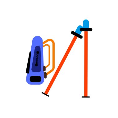 Hiking simge vektör web ve mobil uygulaması tasarımı, Hiking logo kavramı için izole üzerinde beyaz arka plan