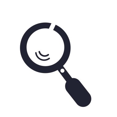 Web ve mobil uygulaması tasarım, arama logo kavramı için beyaz arka plan üzerinde izole arama simge vektör