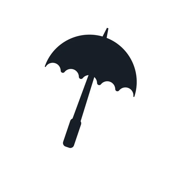 Paraguas Lluvia Icono Vector Aislado Sobre Fondo Blanco Para Diseño — Archivo Imágenes Vectoriales