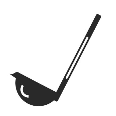 Kepçe simge vektör web ve mobil uygulaması tasarımı, kepçe logo kavramı için izole üzerinde beyaz arka plan