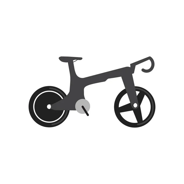 모바일 프로그램 디자인 자전거 개념에 배경에 자전거 아이콘 — 스톡 벡터