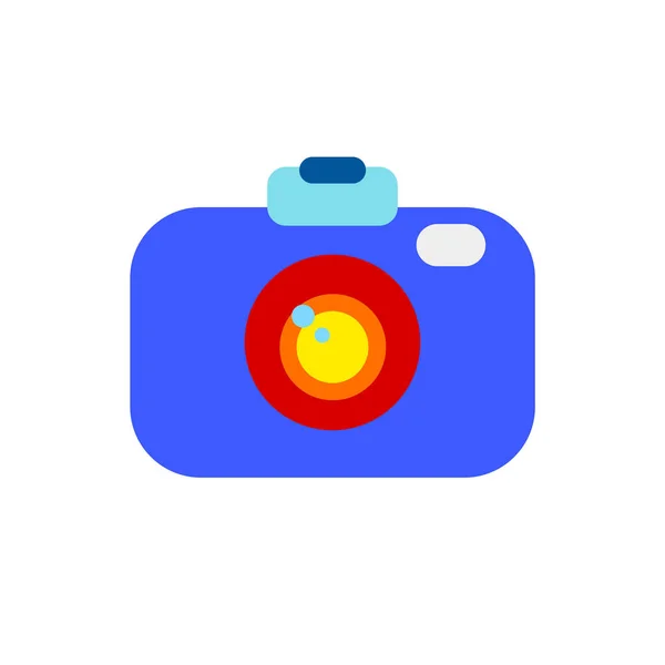 Camera Icon Vector Isolated White Background Your Web Mobile App — Stock Vector