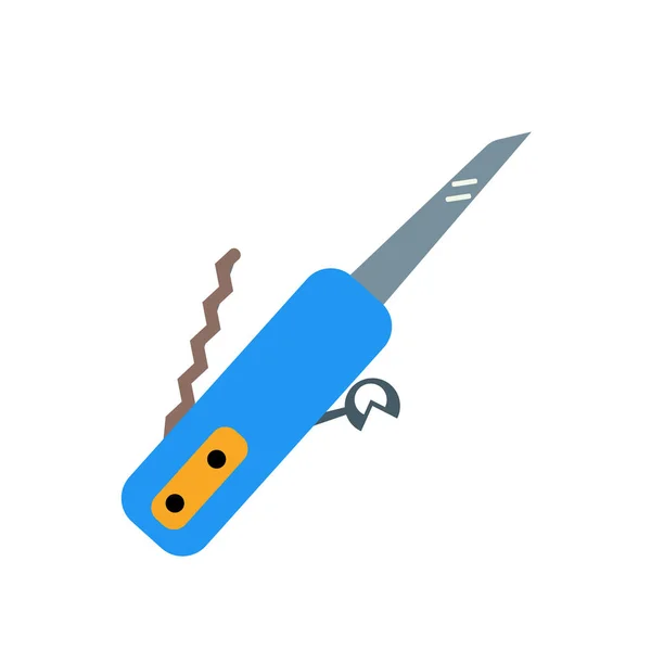 Icono Cuchillo Suizo Vector Aislado Sobre Fondo Blanco Para Diseño — Vector de stock