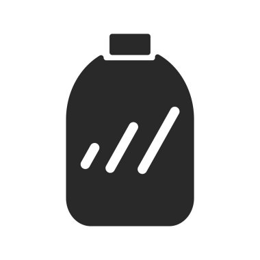 Web ve mobil uygulaması tasarımı, konserve logo kavramı için beyaz arka plan üzerinde izole simge vektör korumak