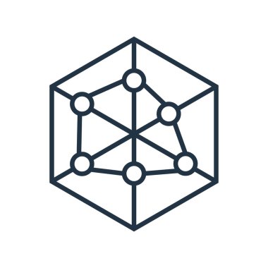 Beyaz arka plan üzerinde Analytics şeffaf işareti izole analytics simge vektör