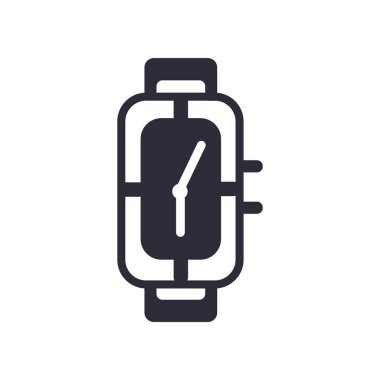 Web ve mobil uygulaması tasarımı, izle logo concept için beyaz arka plan üzerinde izole izle simge vektör