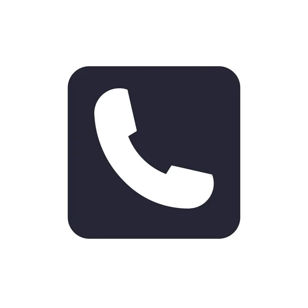 Telefon Icon Vektor Isoliert Auf Weißem Hintergrund Für Ihr Web — Stockvektor