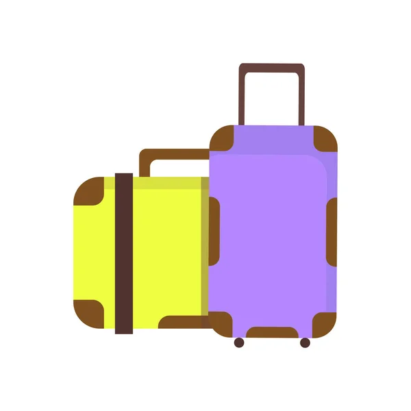Koffer Symbol Vektor Isoliert Auf Weißem Hintergrund Für Ihr Web — Stockvektor