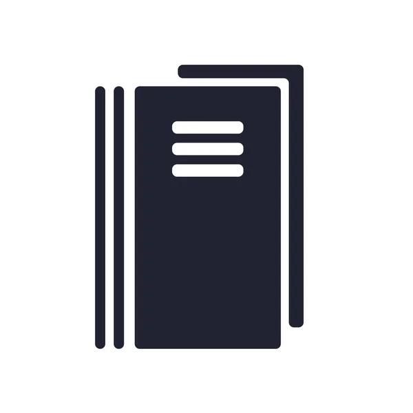 Notebook Icon Vektor Isoliert Auf Weißem Hintergrund Für Ihr Web — Stockvektor