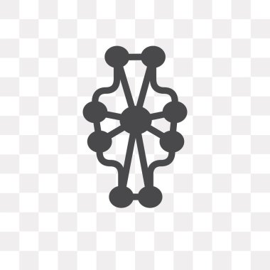 Saydam arka plan üzerinde diyagram izole diyagramı vektör simgesi 