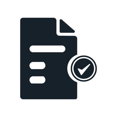 İşaretli simge vektör beyaz arka plan üzerinde izole, şeffaf işareti kontrol