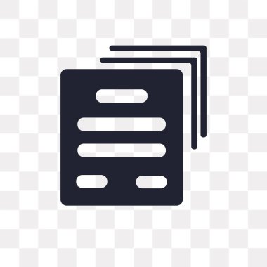 Saydam arka plan üzerinde dosya logo kavramı izole dosya vektör simgesi