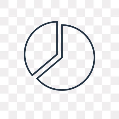 Saydam arka plan üzerinde pasta grafik logo tasarımı izole pasta grafiği vektör simgesi