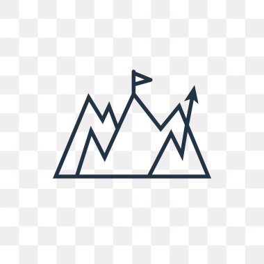 Saydam arka plan üzerinde çizgi grafik logo tasarımı izole çizgi grafik vektör simgesi