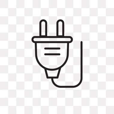 Saydam arka plan üzerinde tak logo kavramı izole tak vektör simgesi