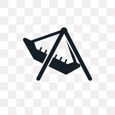 Saydam arka plan üzerinde eğlence parkına logo kavramı izole eğlence parkı vektör simgesi