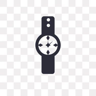 Saydam arka plan üzerinde izle logo concept izole vektör simge izle