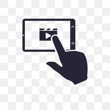 Saydam arka plan üzerinde Tablet lo izole tablet vektör simgesi