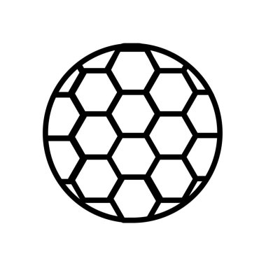 Futbol futbol topu simge vektör izole üzerinde beyaz arka plan, futbol futbol topu şeffaf işareti, doğrusal sembolü ve kontur tasarım öğeleri anahat tarzı