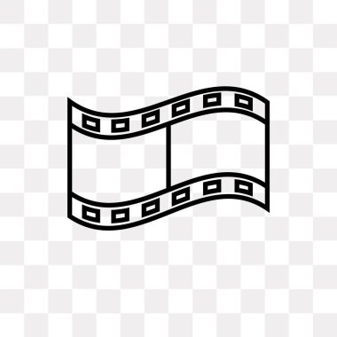 Saydam arka plan üzerinde görüntü fotogram logo kavramı izole görüntü fotogram vektör simgesi