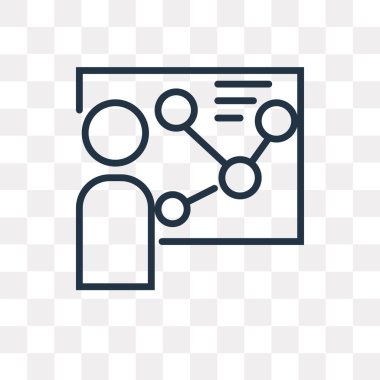 Saydam arka plan üzerinde toplantı logo kavramı izole toplantı vektör simgesi