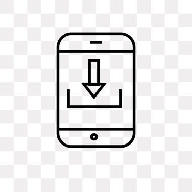 Download şeffaf arka plan üzerinde D izole ok vektör simge