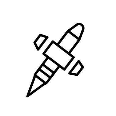 Beyaz arka plan üzerinde buji izole buji simge vektör 