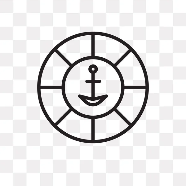 Unosić Wektor Ikona Białym Tle Przezroczystym Tle Koncepcja Logo Float — Wektor stockowy