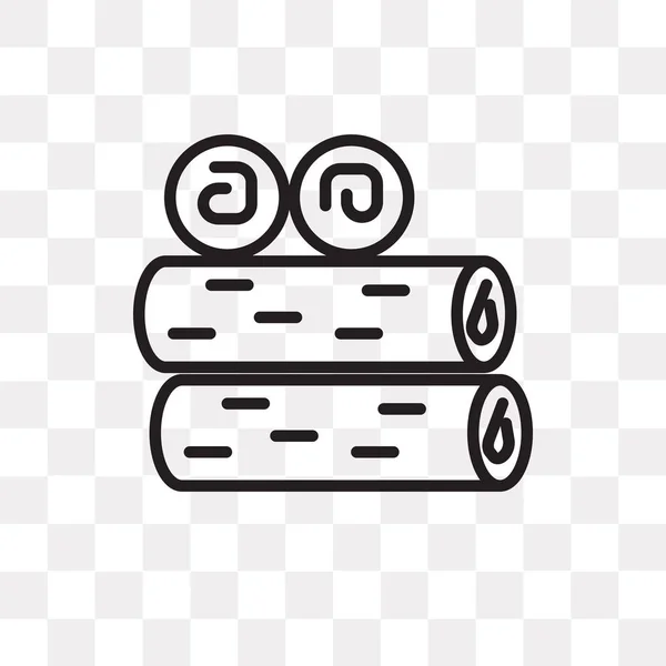Иконка Вектора Дров Изолирована Прозрачном Фоне Концепция Логотипа Дров — стоковый вектор